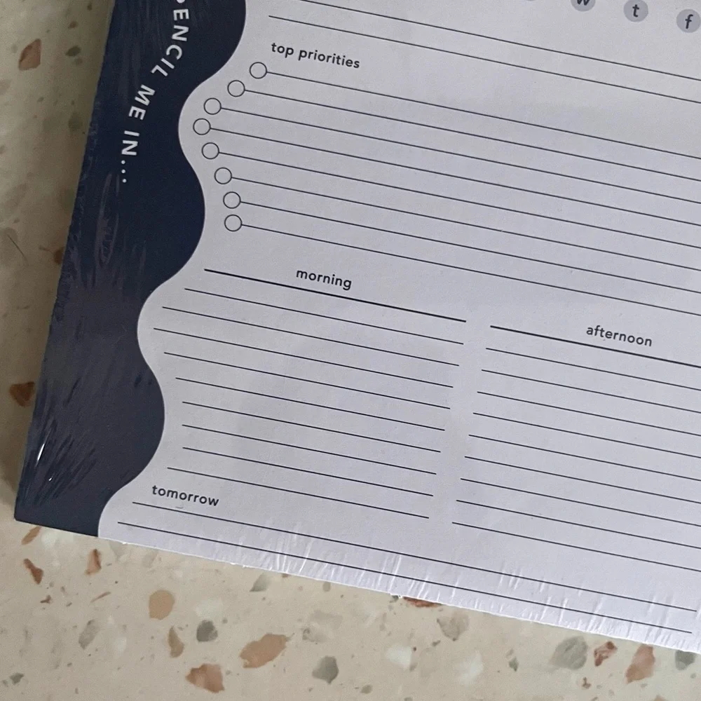 🍭 3/$20 abstract daily weekly tracker planner pad